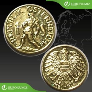 1 SCHILLING 1952 RAKUSKO  POZLATENY