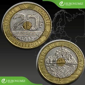 20 FRANCS 1992 FRANCUZSKO