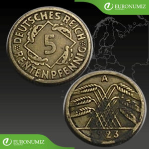 5 RENTENPFENNIG 1923 A NEMECKO