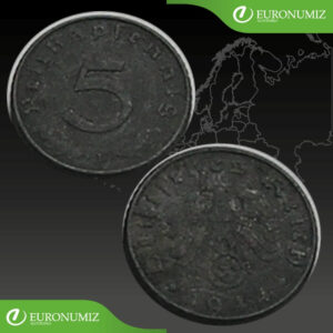 5 REICHSPFENNIG 1944 D NEMECKO