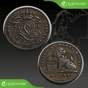 1 CENT 1907 BELGICKO BELGEN