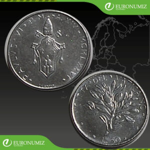 50 LIR 1976 VATIKAN PAVOL VI