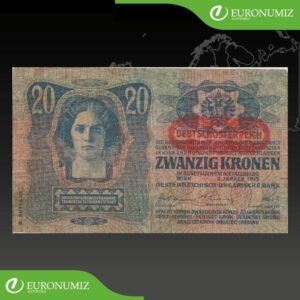 20 KRONEN 1913 RAKUSKO UHORSKO PERFOROVANA
