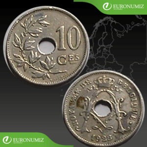 10 CENTIMES 1928 BELGICKO BELGIQUE