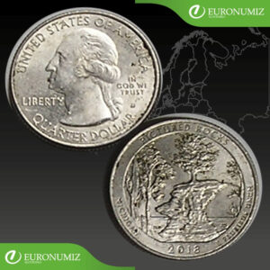 QUARTER DOLLAR 2018 D USA  PICTURED ROCKS