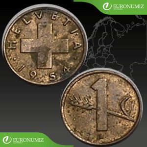 1 RAPPEN 1954 SVAJCIARSKO