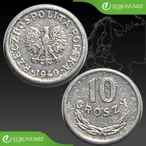 10 GROSZY 1949 POLSKO  AL.