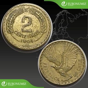 2 CENTESIMOS 1964 CHILE