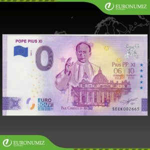 0 EURO PAPEZ PIUS XI VATIKAN