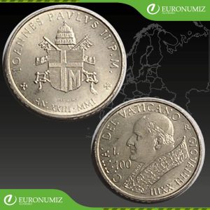 100 LIR 2001 VATIKAN JAN PAVOL II