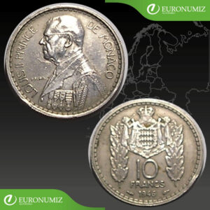 10 FRANCS 1946 MONAKO