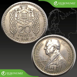 20 FRANCS 1947 MONAKO