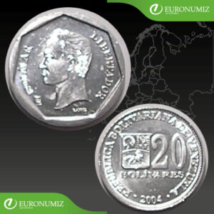 20 BOLIVARES 2004 VENEZUELA
