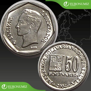50 BOLIVARES 2004 VENEZUELA