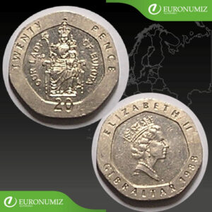 TWENTY PENCE 1988 GIBRALTAR