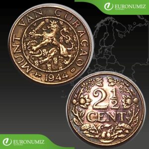 2,5 CENT 1944 CURACAO / KURAKAO