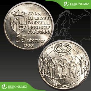 25 CENTIMS 1995 ANDORRA