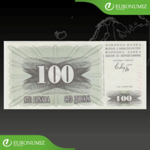 100 DINARA 1992 BOSNA A HERCEGOVINA
