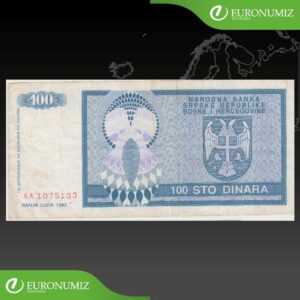100 DINARA 1992 BOSNA A HERCEGOVINA