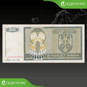 50 DINARA 1992 BOSNA A HERCEGOVINA