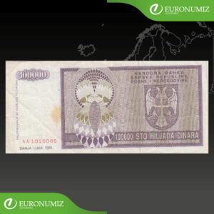100000 DINARA 1993 BOSNA A HERCEGOVINA