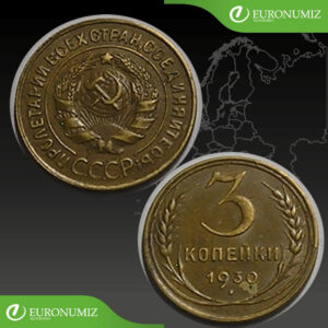 3 KOPEJKY 1930 RUSKO CCCP