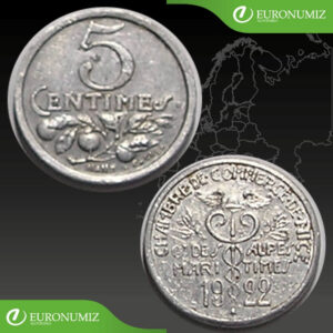 5 CENTIMES 1922 FRANCUZSKO