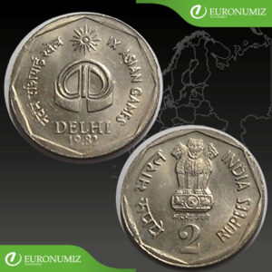 2 RUPEES 1982 INDIA