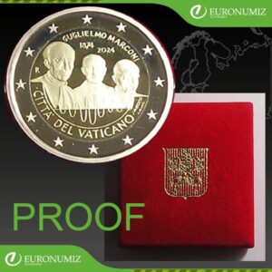2 € 2024 VATIKAN  MARCONI  PROOF