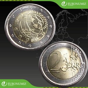 2 € 2026 PORTUGALSKO ROTARY  UNC